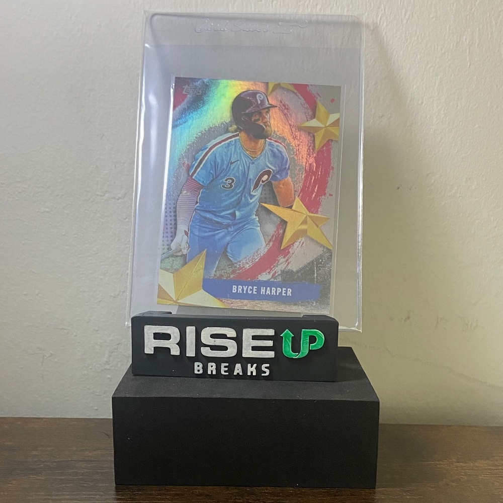 Bryce Harper Stars Of MLB Foil 2025 Topps Series 1 #SMLB-3 Philadelphia Phillies